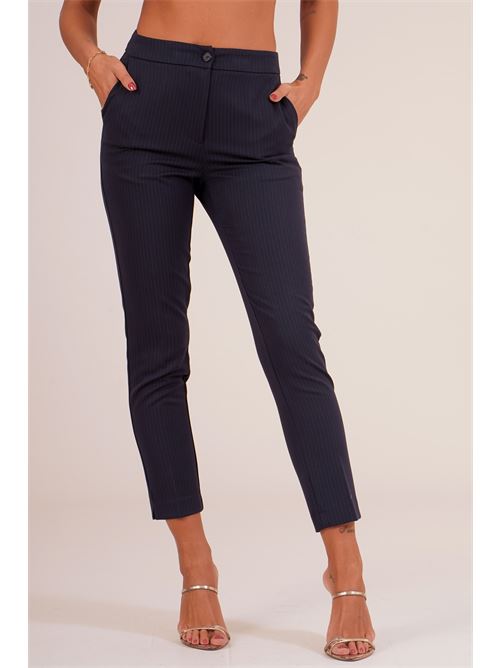 Pantalone gessato elmas phil | 011274BLU